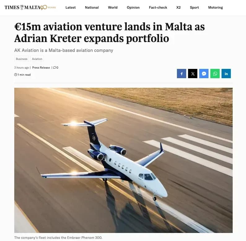 times of malta